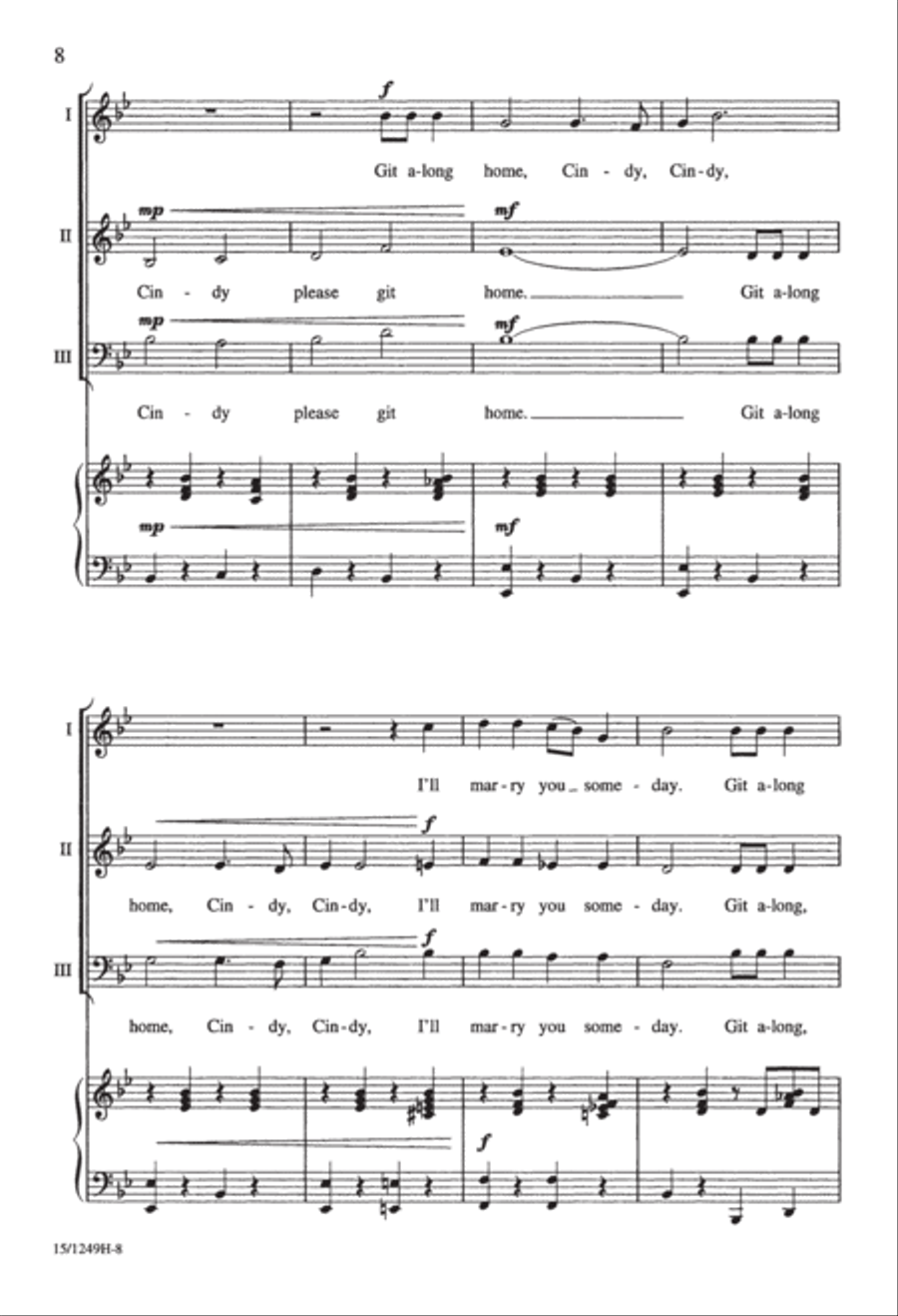 Cindy 3-Part scores gallery preview page 9