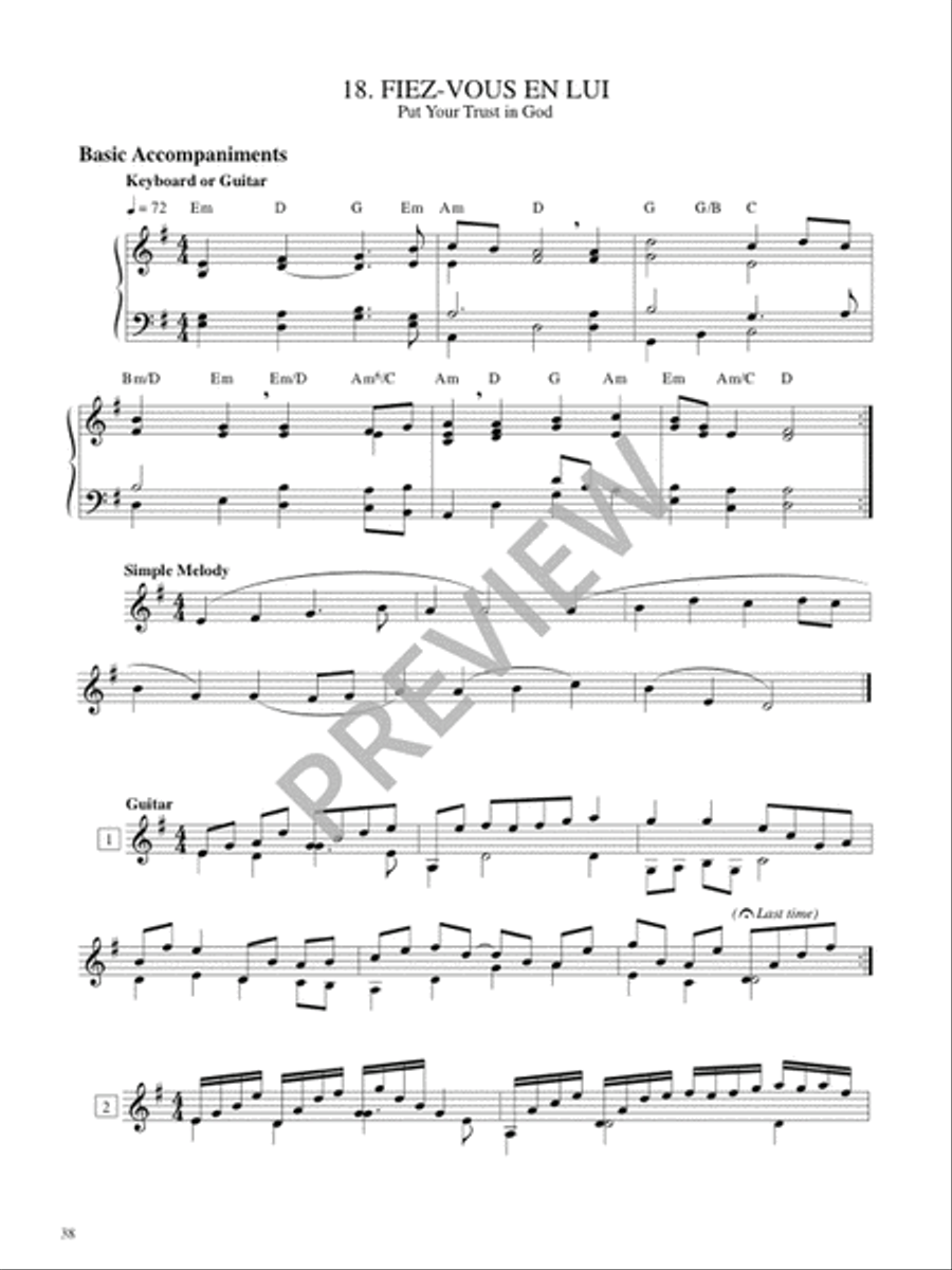 Christe Lux mundi - Instrument edition Guitar scores gallery preview page 40