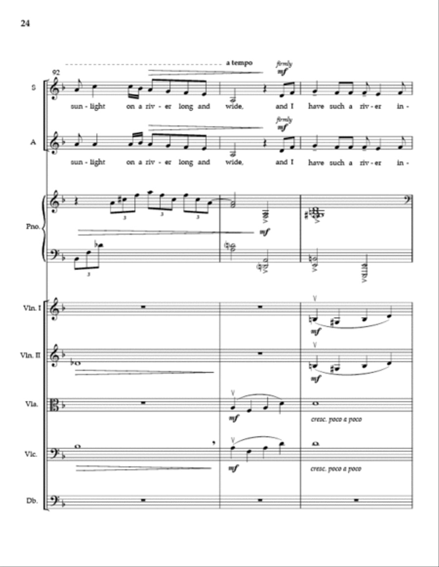 Flight (Full Score and Parts) SSA scores gallery preview page 23