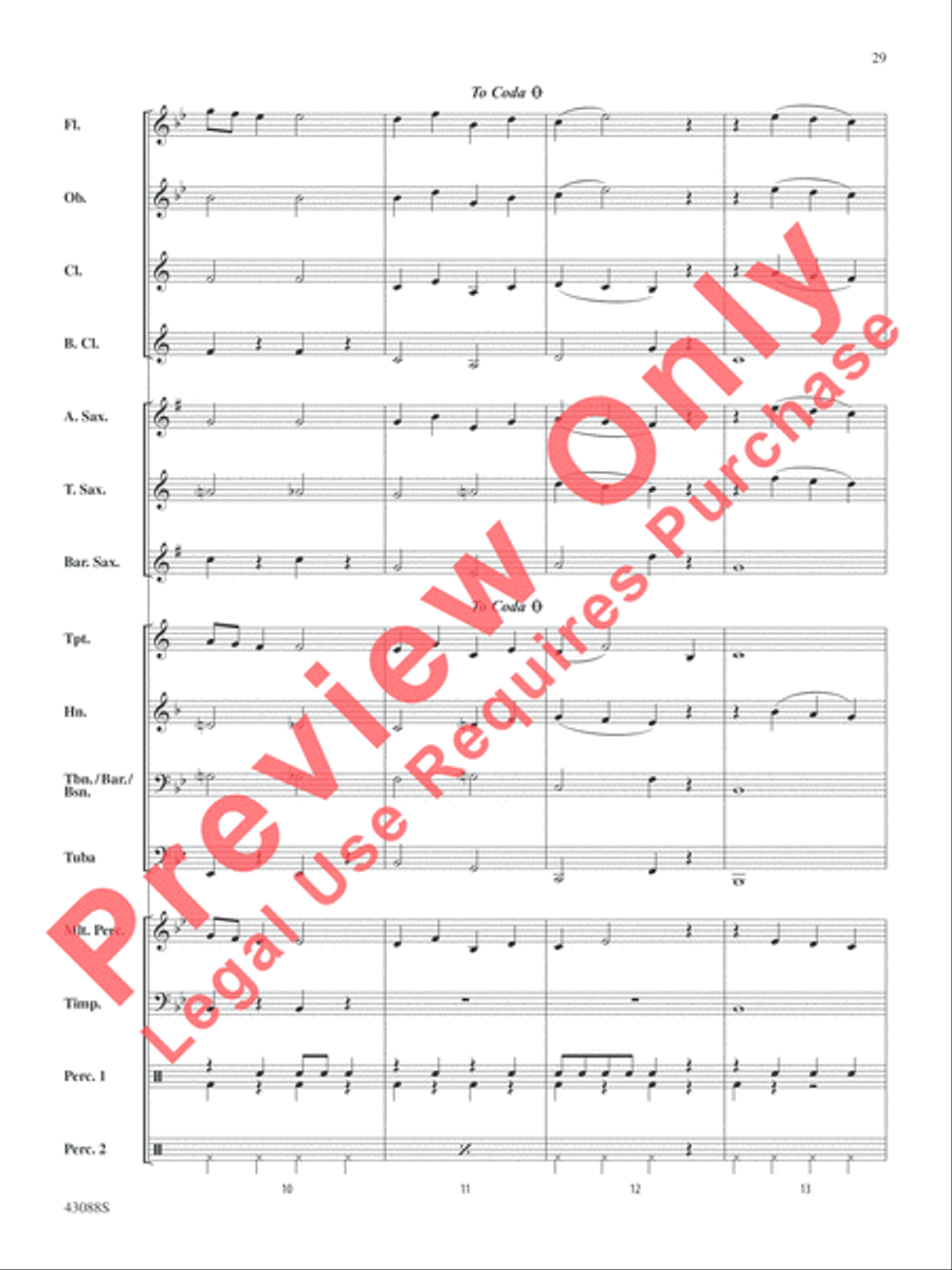 Holiday Short Cuts for Beginning Band -- Vol. 1 Concert Band scores gallery preview page 30