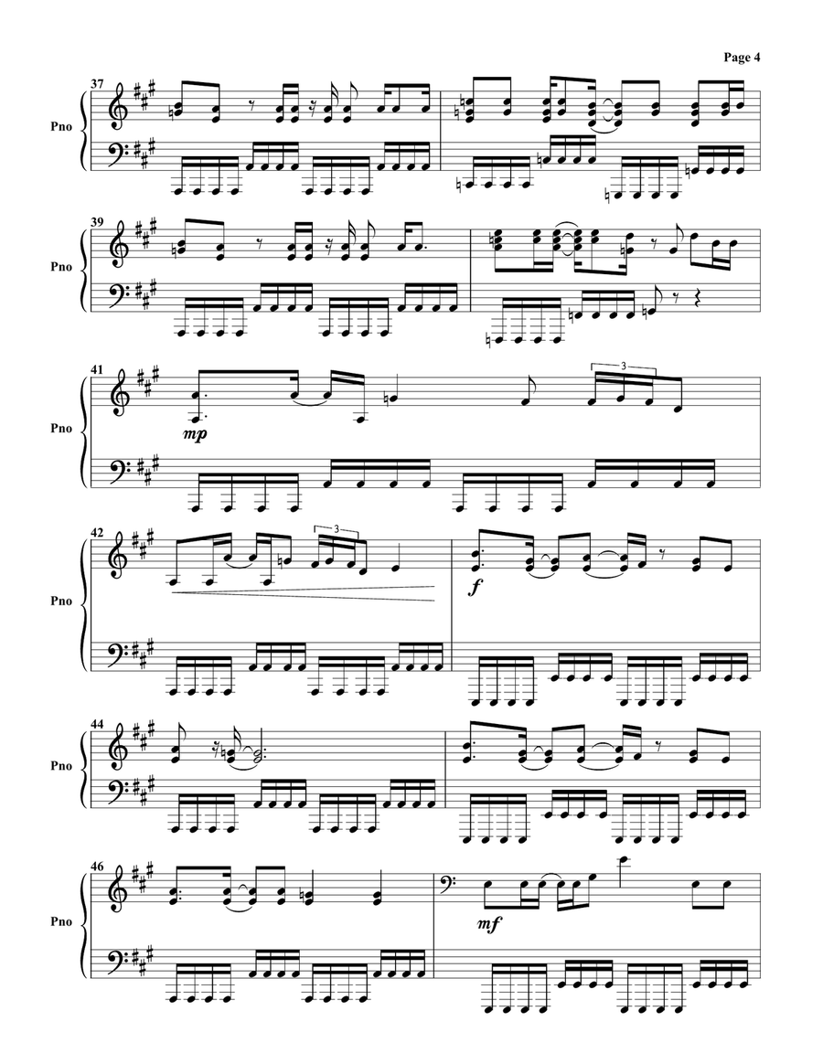 The Look Piano Solo scores gallery preview page 4