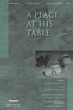 Book cover for A Place At His Table - Anthem