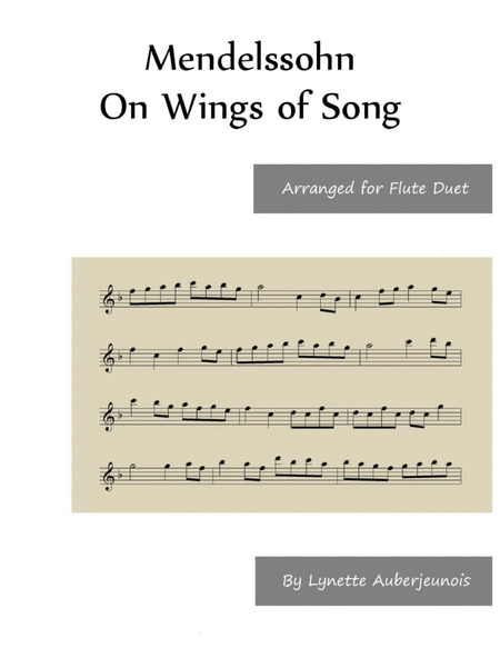 On Wings of Song - Flute Duet image number null