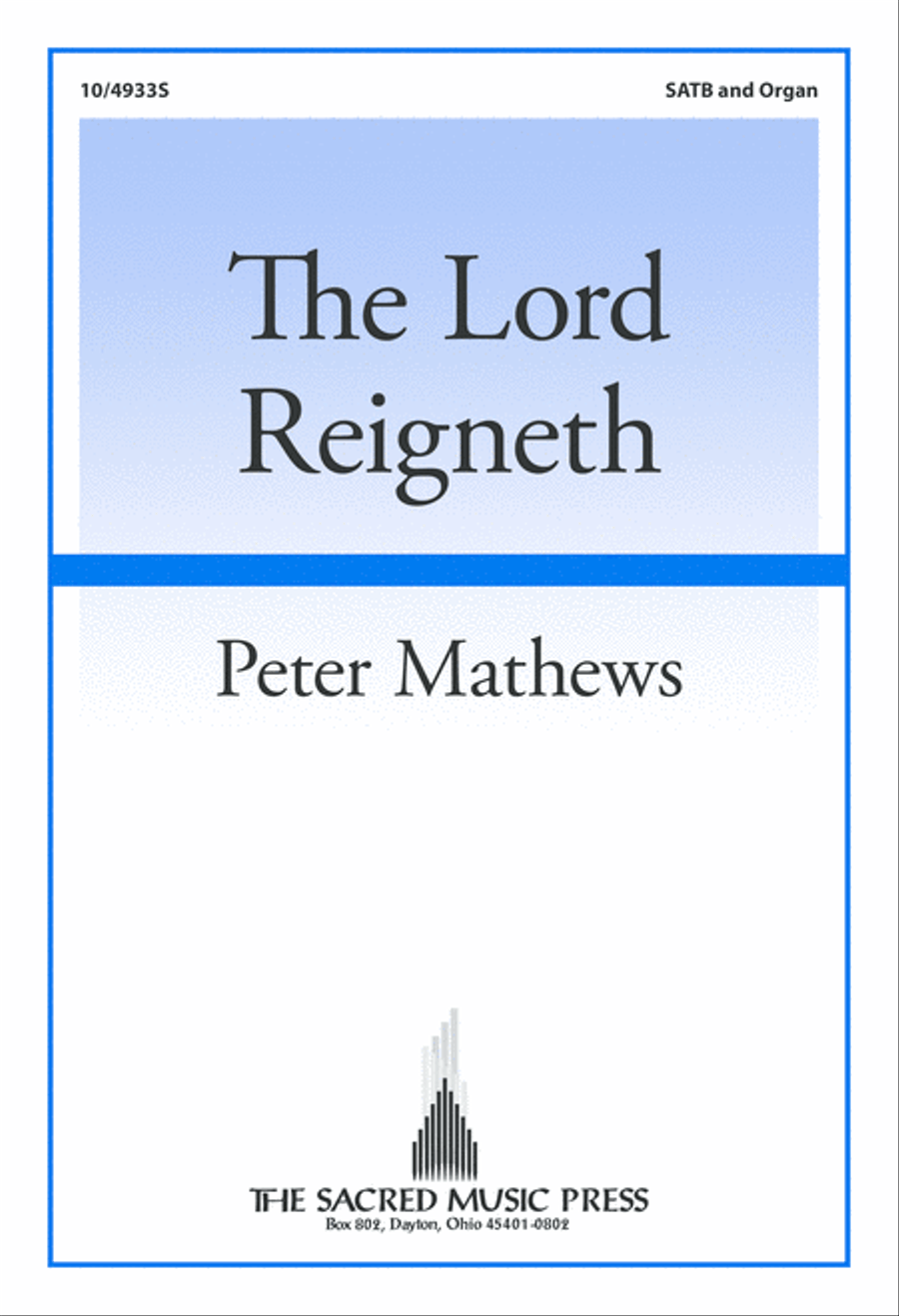 The Lord Reigneth The Lord Reigneth 4-Part scores gallery preview page 1