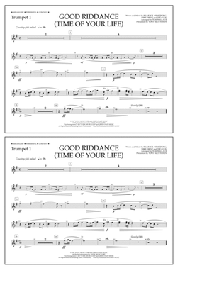 Good Riddance (Time of Your Life) - Trumpet 1