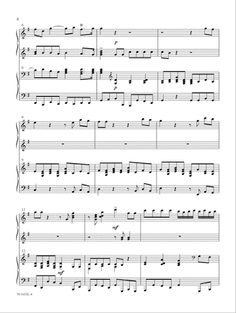 The Christmas Messiah The Christmas Messiah Piano Duet scores gallery preview page 4