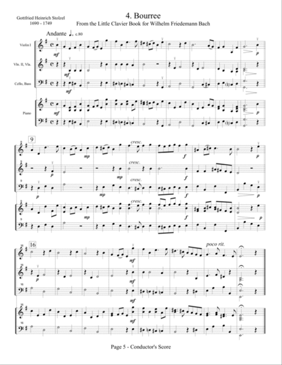 GRADED ENSEMBLES FOR STRINGS - VOLUME I - Extra Score String Trio scores gallery preview page 5