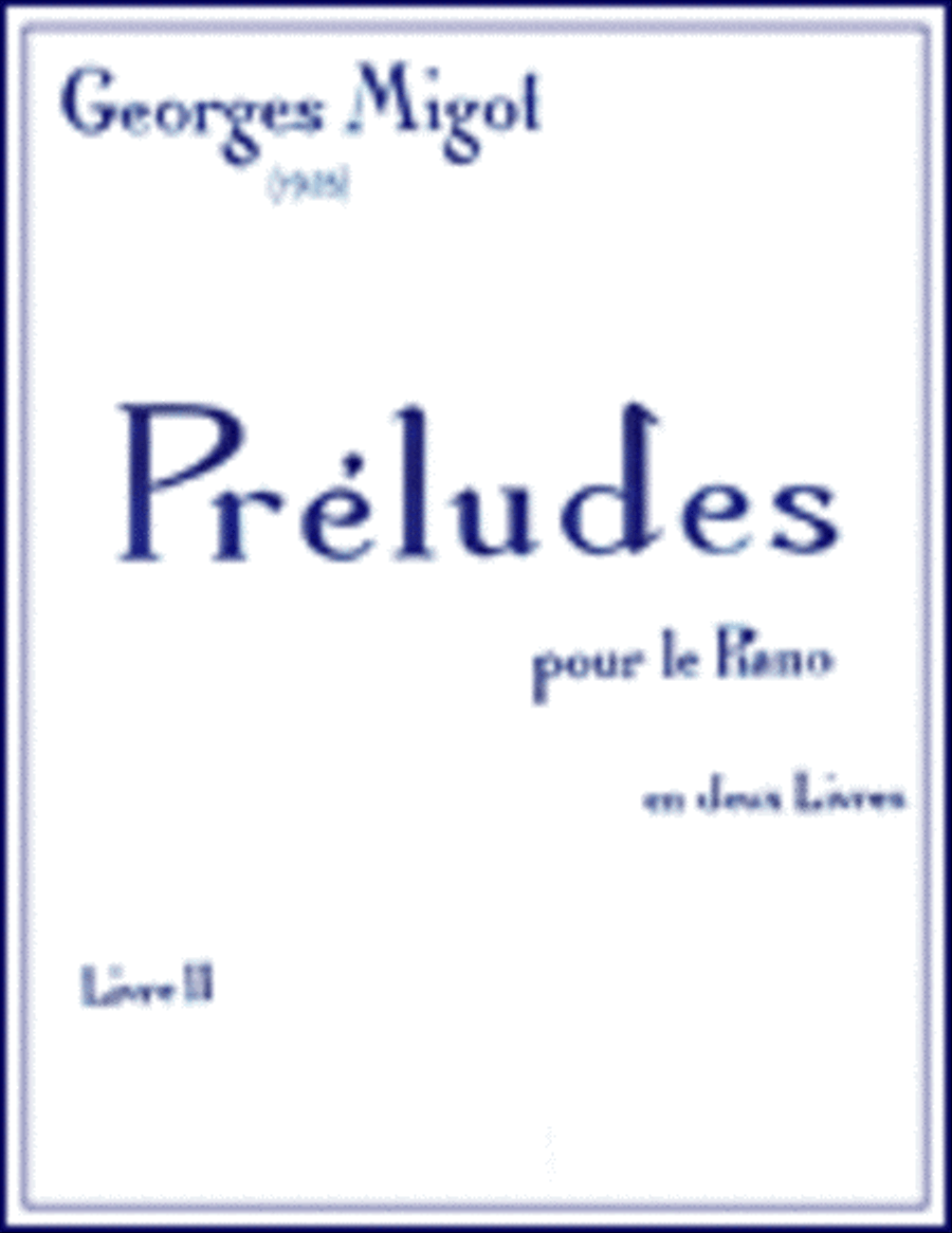 Preludes pour le Piano - Volume 2 Piano Solo scores gallery preview page 1