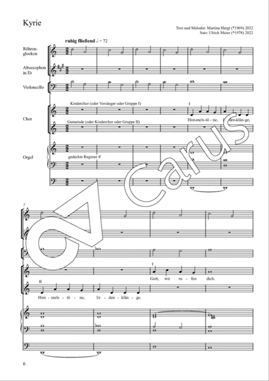 Liturgische Rufe 