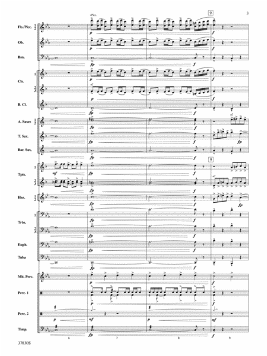 Yuletide Tapestry: Score Concert Band scores gallery preview page 3