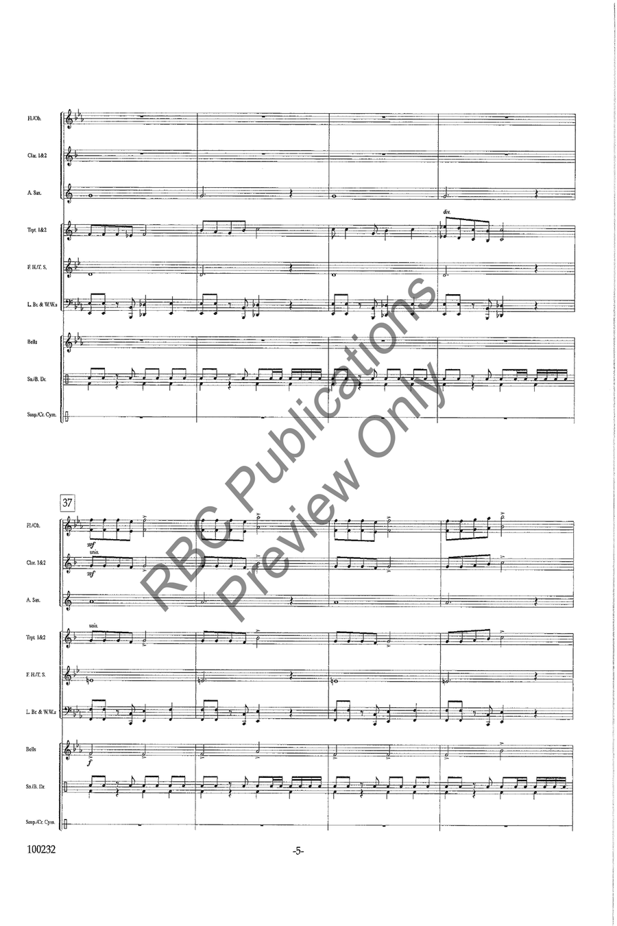 Telstar Concert Band scores gallery preview page 7