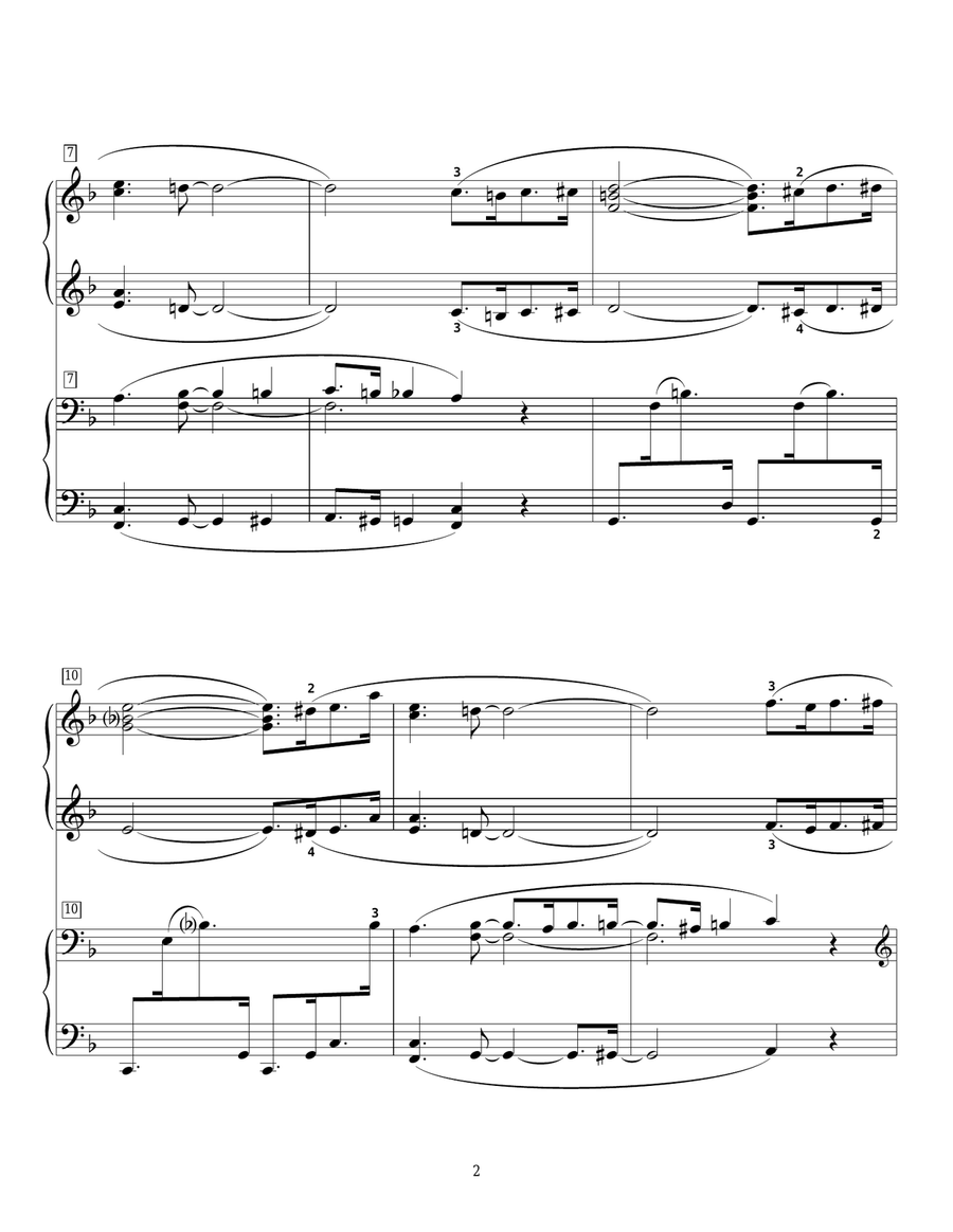 Sam's Song Sam's Song 3-Part scores gallery preview page 2
