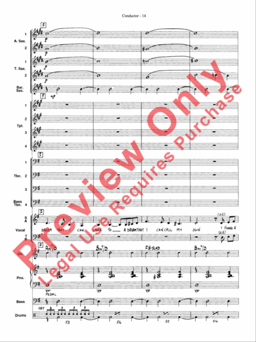 At Last Jazz Ensemble scores gallery preview page 16