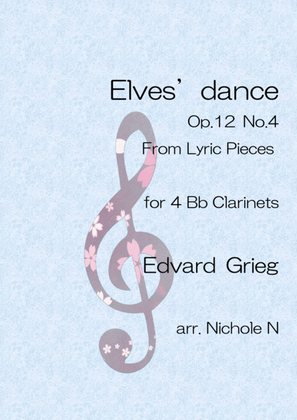 Elves' dance for 4 Bb Clarinets