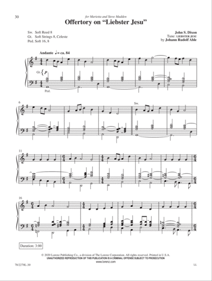 Versatile Voluntaries Organ Solo scores gallery preview page 9
