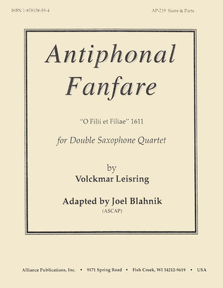Antiphonal Fanfare - Sax - Set