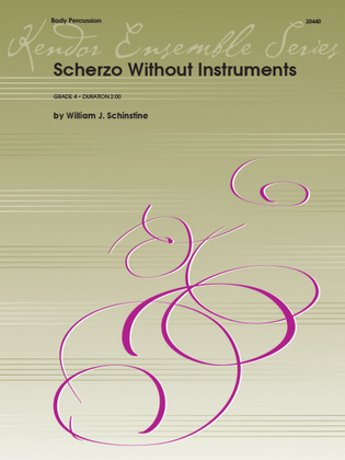 Book cover for Scherzo Without Instruments