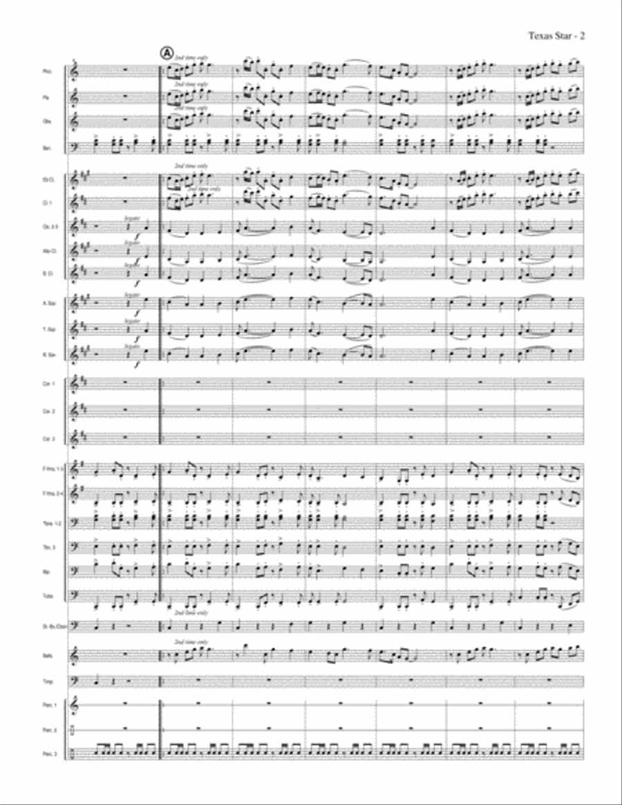 Texas Star Texas Star Concert Band scores gallery preview page 3