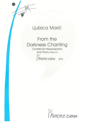 Book cover for From the Darkness Chanting. Cantata