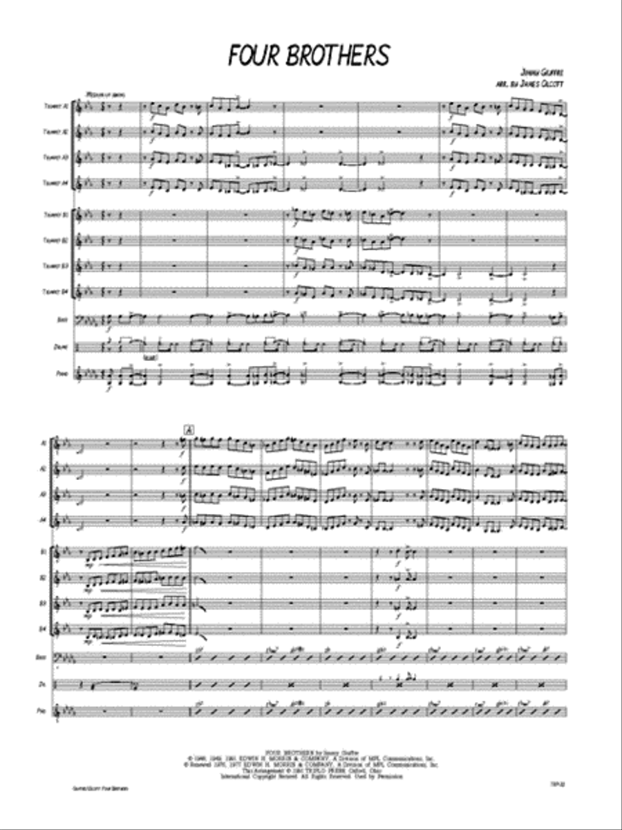 Four Brothers Four Brothers Small Ensemble scores gallery preview page 2