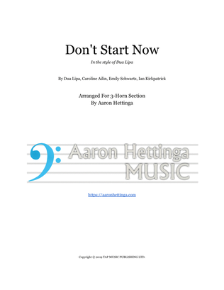 Book cover for Don't Start Now