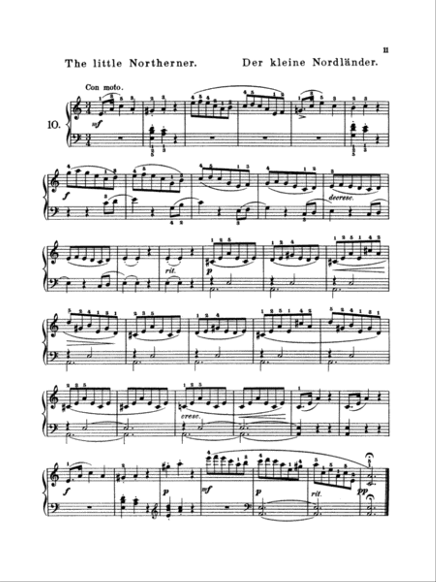 Gurlitt: Album for the Young, Op. 140 Piano Solo scores gallery preview page 1