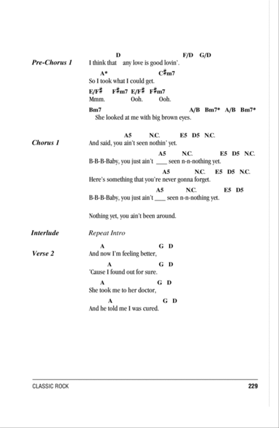 You Ain't Seen Nothin' Yet Acoustic Guitar scores gallery preview page 2