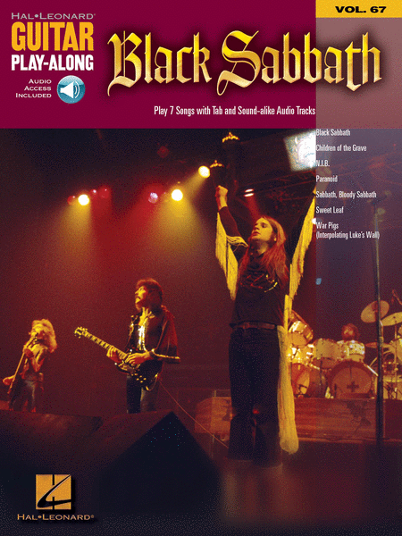 Black Sabbath : Guitar Play-Along Volume 67