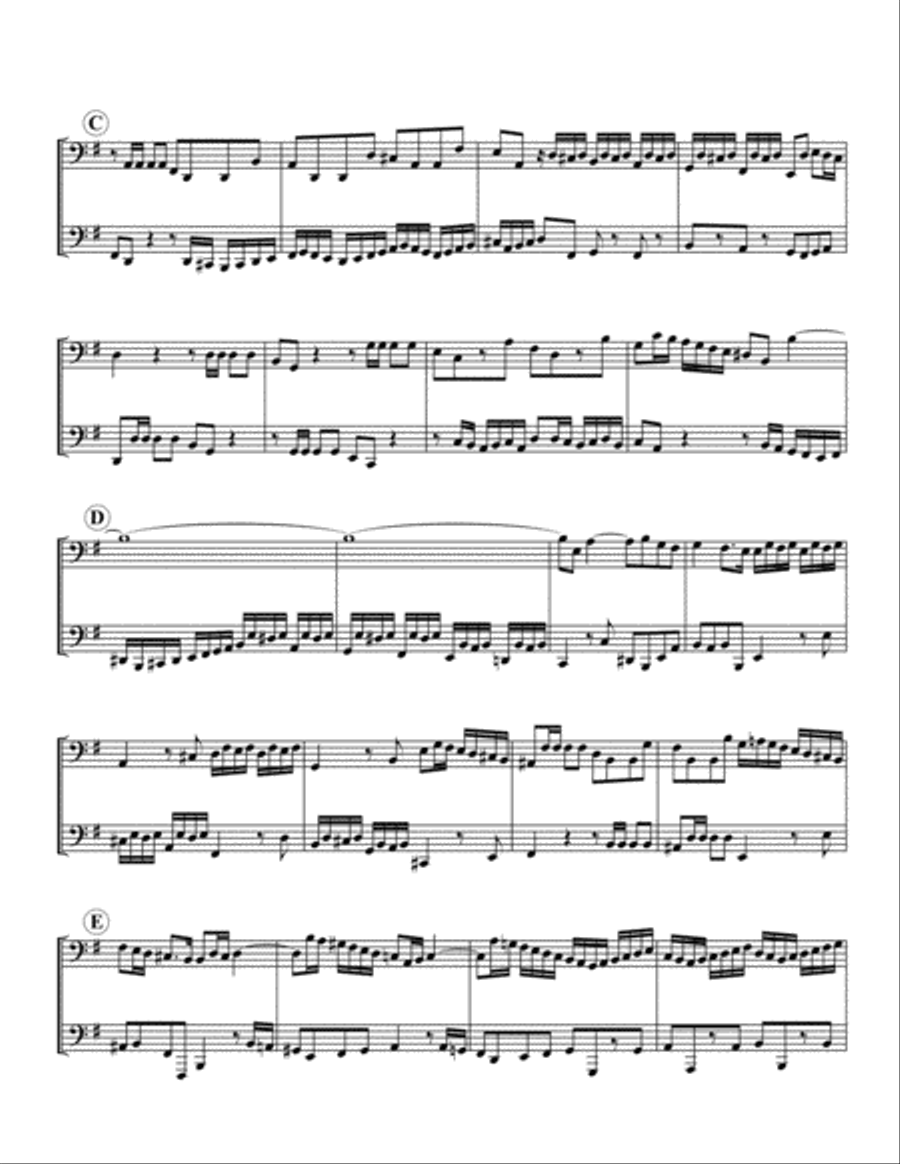 Selected Duets from Handel's Flute Sonatas Flute scores gallery preview page 3