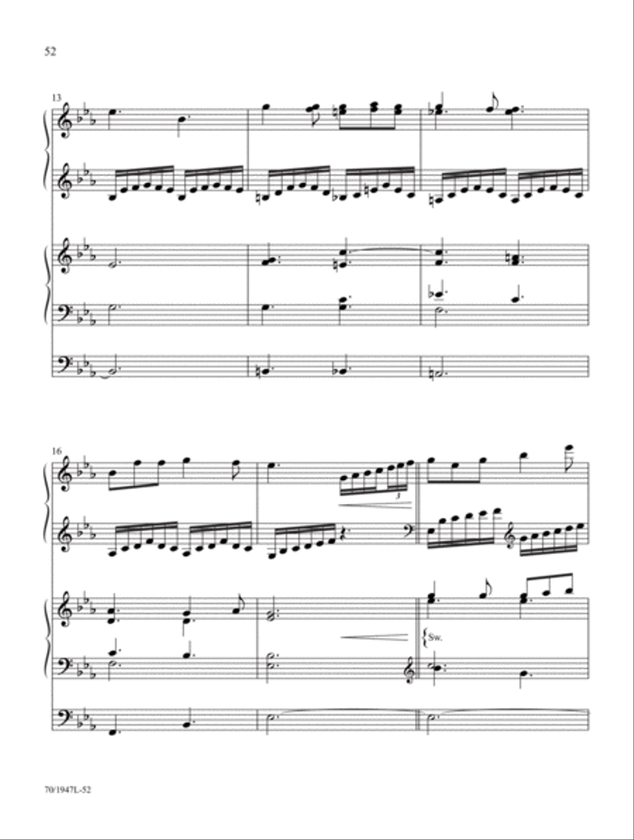 Begin the Song of Praise! Organ scores gallery preview page 24