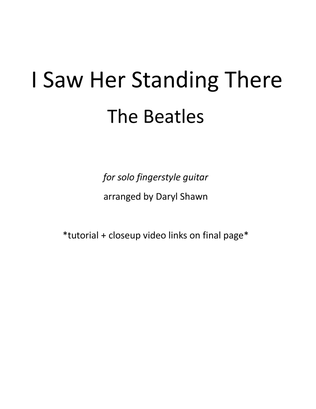 Book cover for I Saw Her Standing There