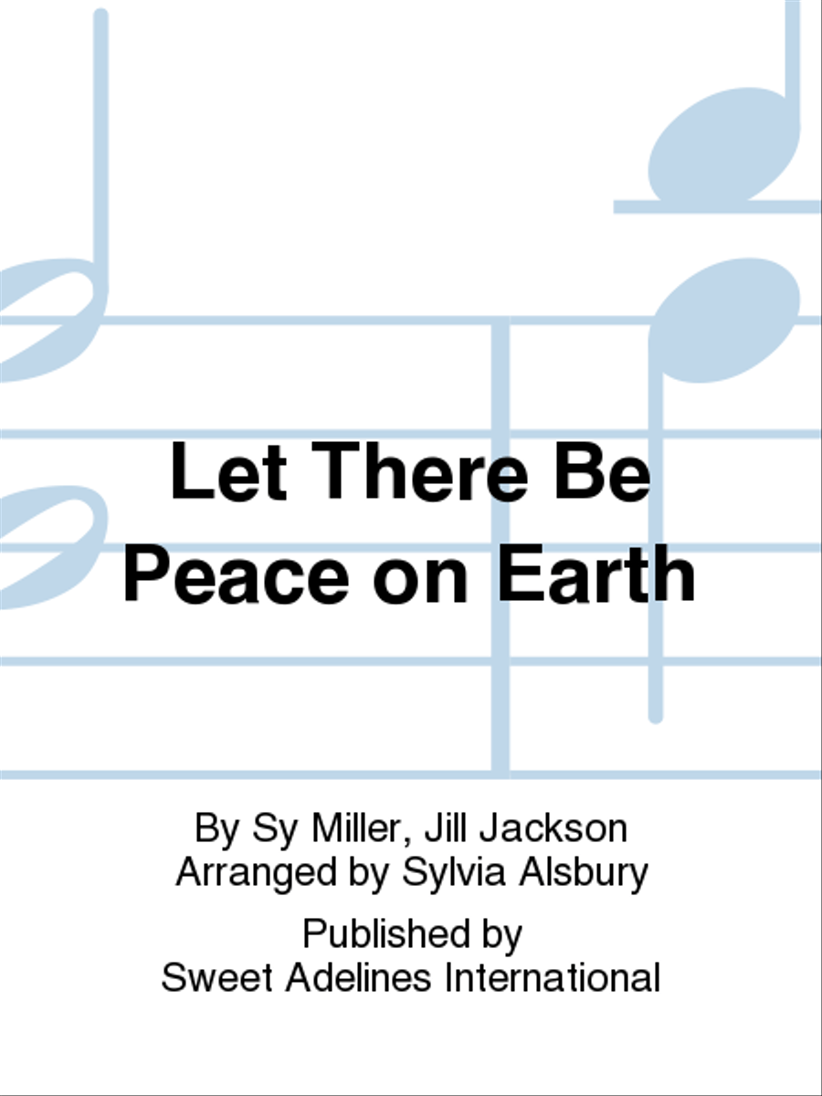 Let There Be Peace on Earth A Cappella scores gallery preview page 1