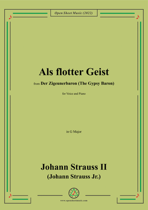Johann Strauss II-Als flotter Geist,in G Major