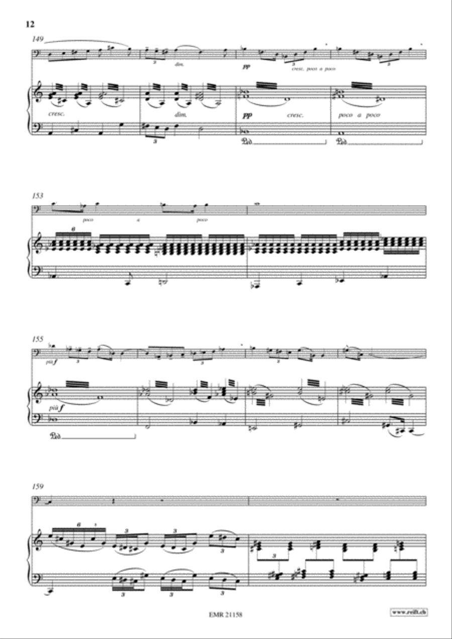 Concerto No. 2 Bass Trombone scores gallery preview page 12