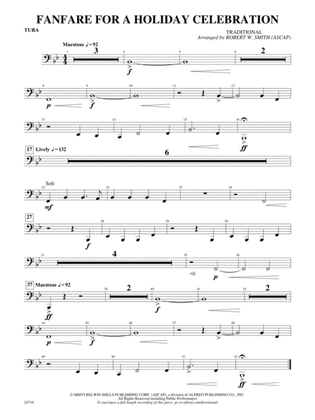 Fanfare for a Holiday Celebration: Tuba