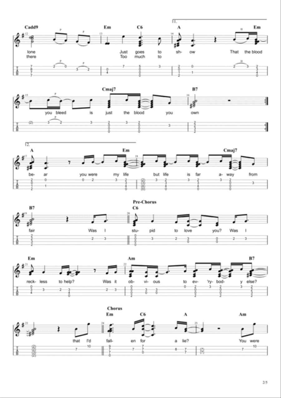 No Time To Die Ukulele scores gallery preview page 2