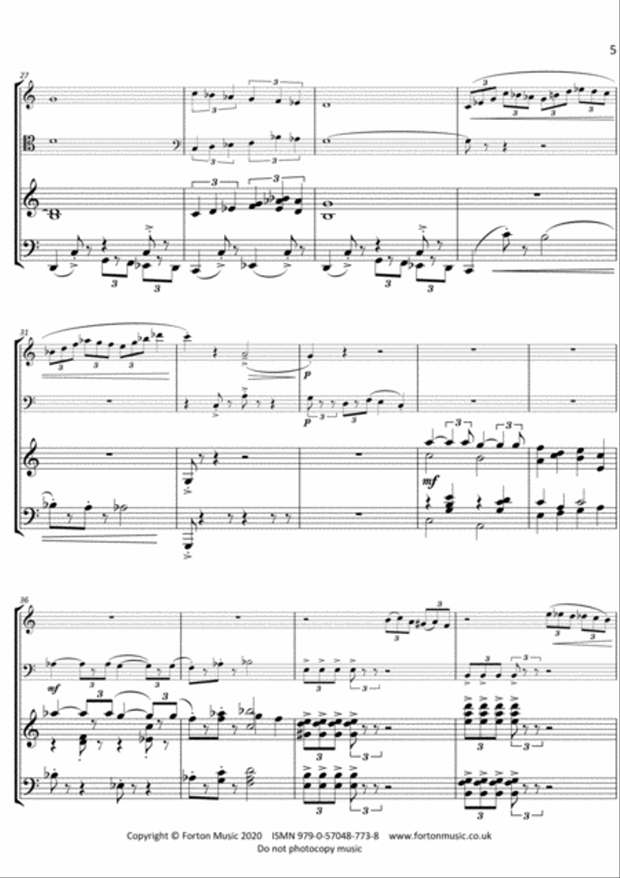 Three Cinematic Sketches Three Cinematic Sketches Bassoon scores gallery preview page 5