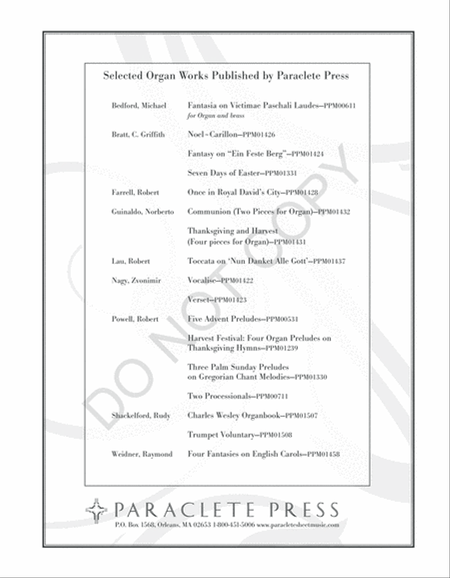 Charles Wesley Organbook Organ scores gallery preview page 32