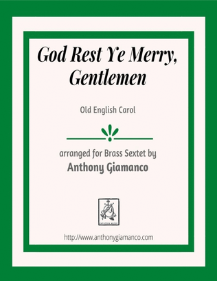 Book cover for God Rest Ye Merry, Gentlemen - Brass Sextet