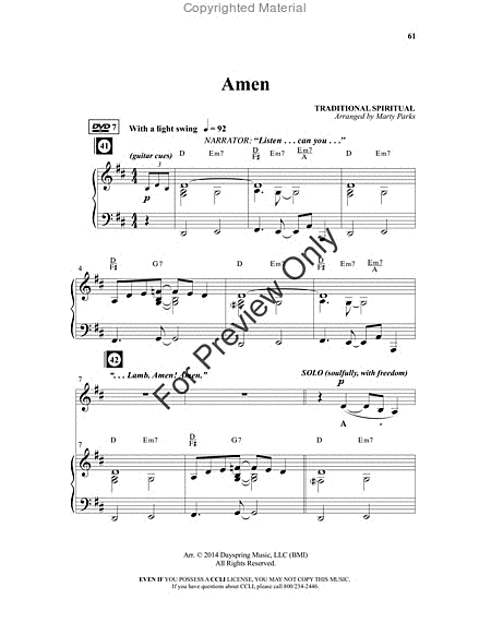 Redeeming Love (Has Been My Theme) - Choral Book image number null