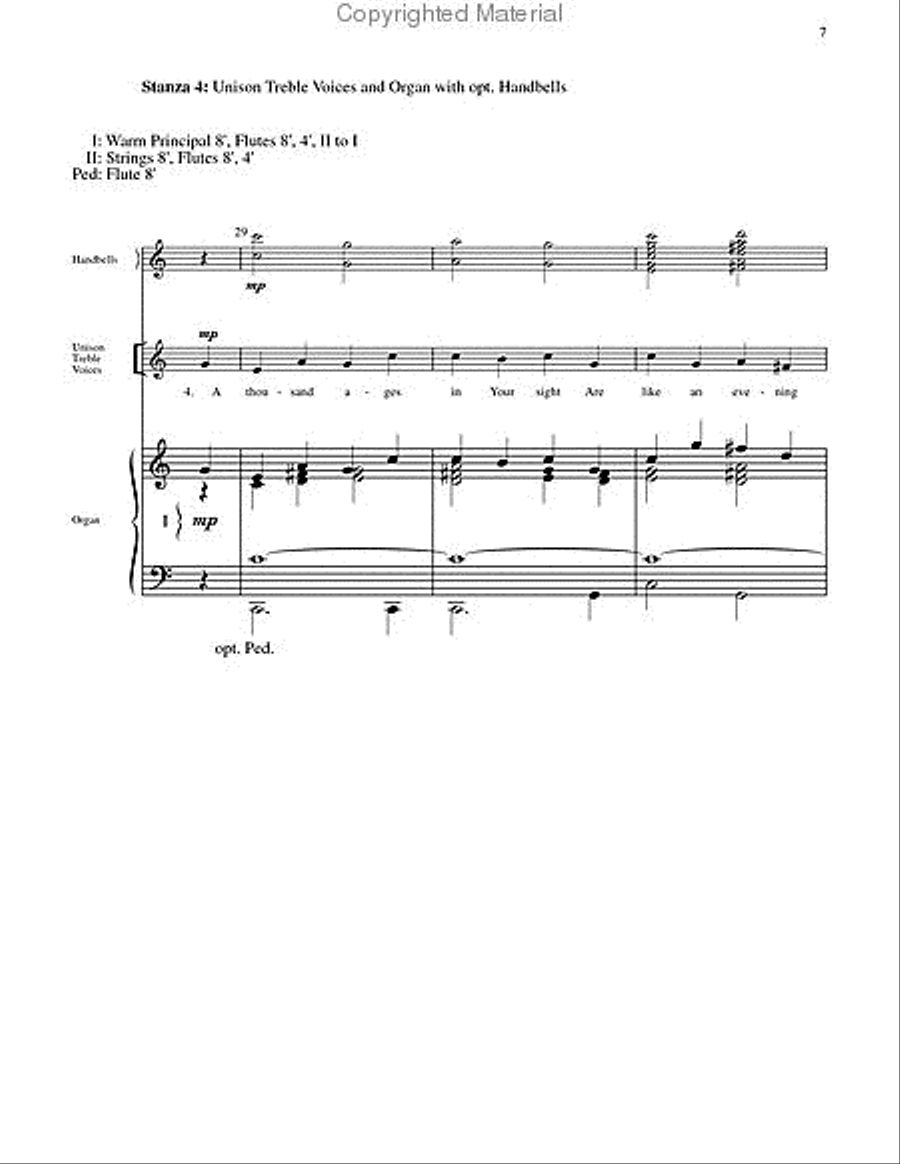 O God, Our Help in Ages Past Women's Choir scores gallery preview page 5