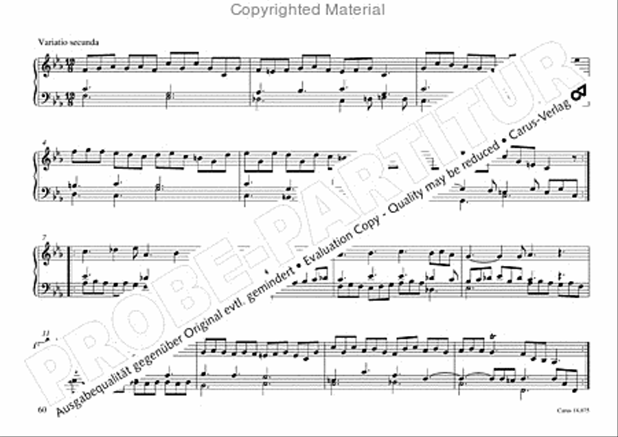 Freiburger Orgelbuch: Stammteil Organ Solo scores gallery preview page 61