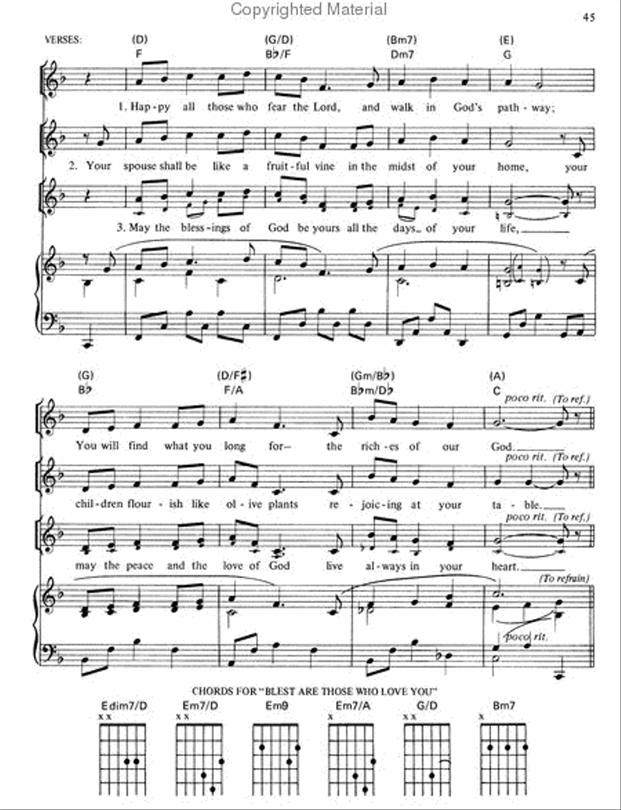 Psalms for the Church Year - Volume 2 Guitar scores gallery preview page 3