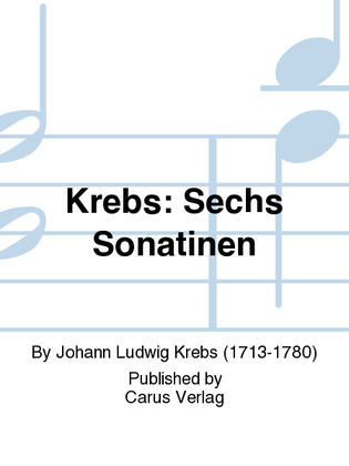 Book cover for Krebs: Sechs Sonatinen
