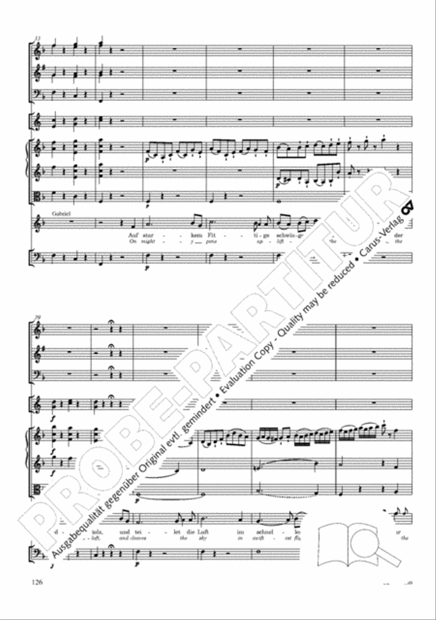 The Creation (Die Schopfung) 4-Part scores gallery preview page 146