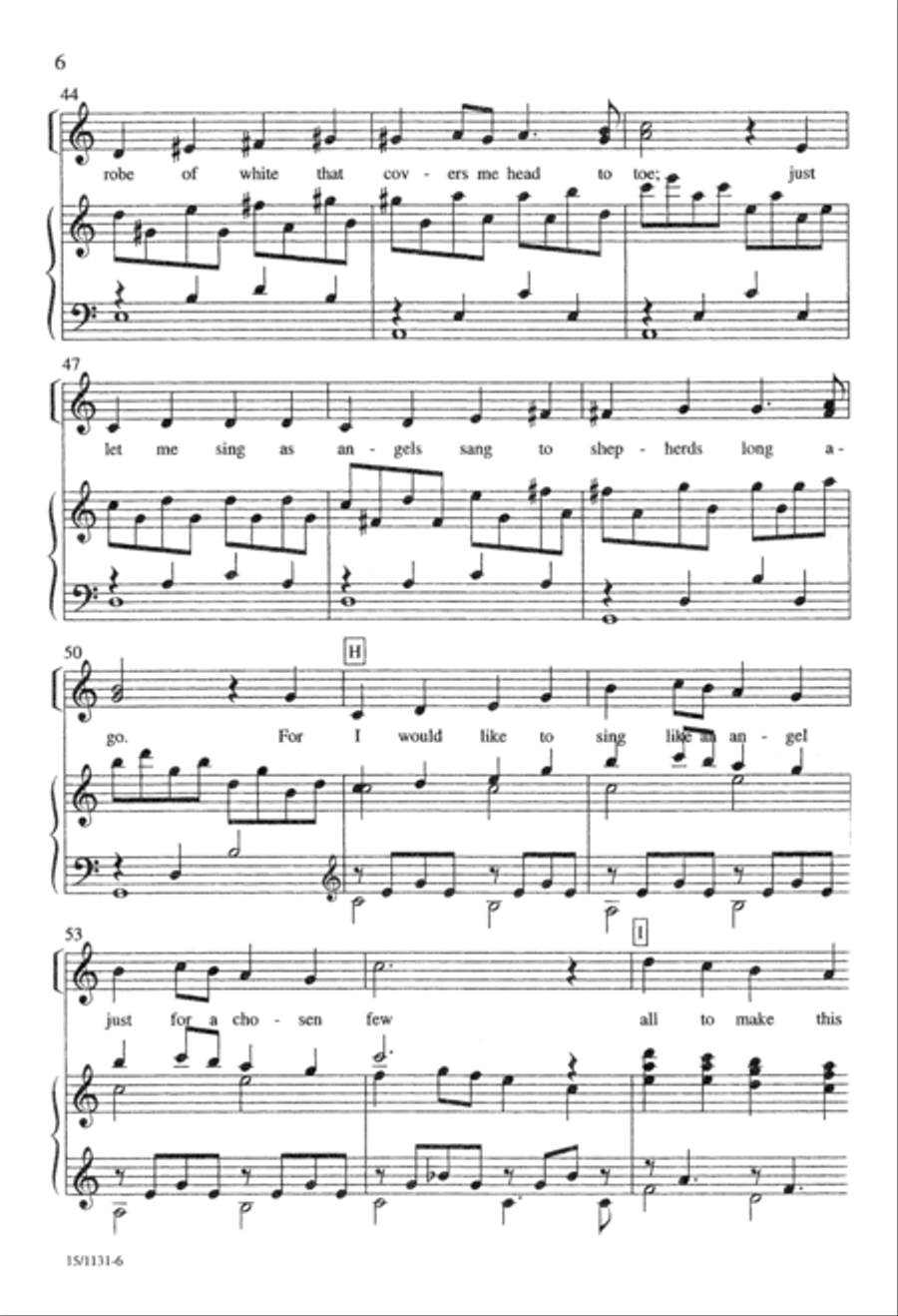 Sing Like an Angel Sing Like an Angel Unison Choir scores gallery preview page 6
