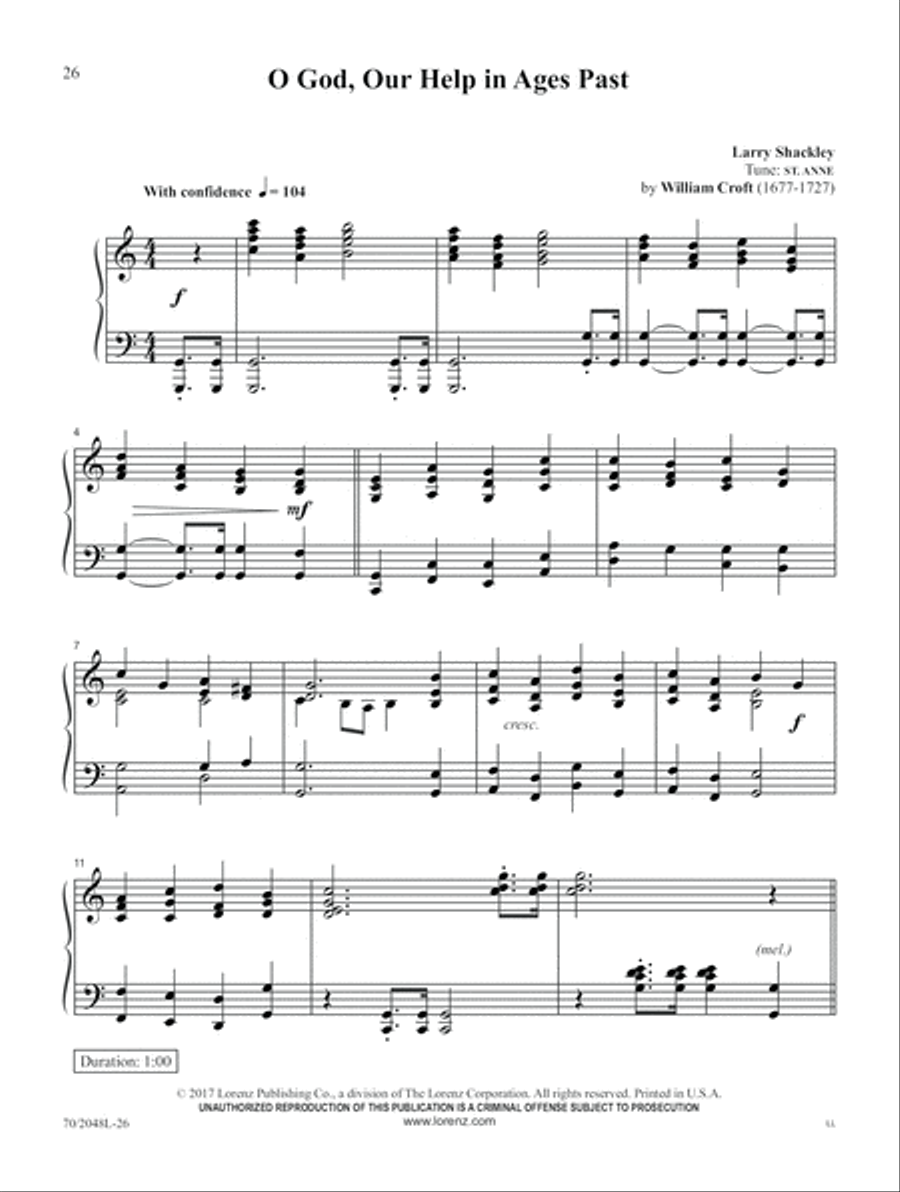 Sixty-Second Service Solutions Piano Solo scores gallery preview page 12