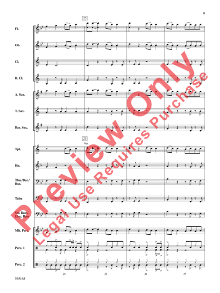 Like Money Like Money Concert Band scores gallery preview page 10