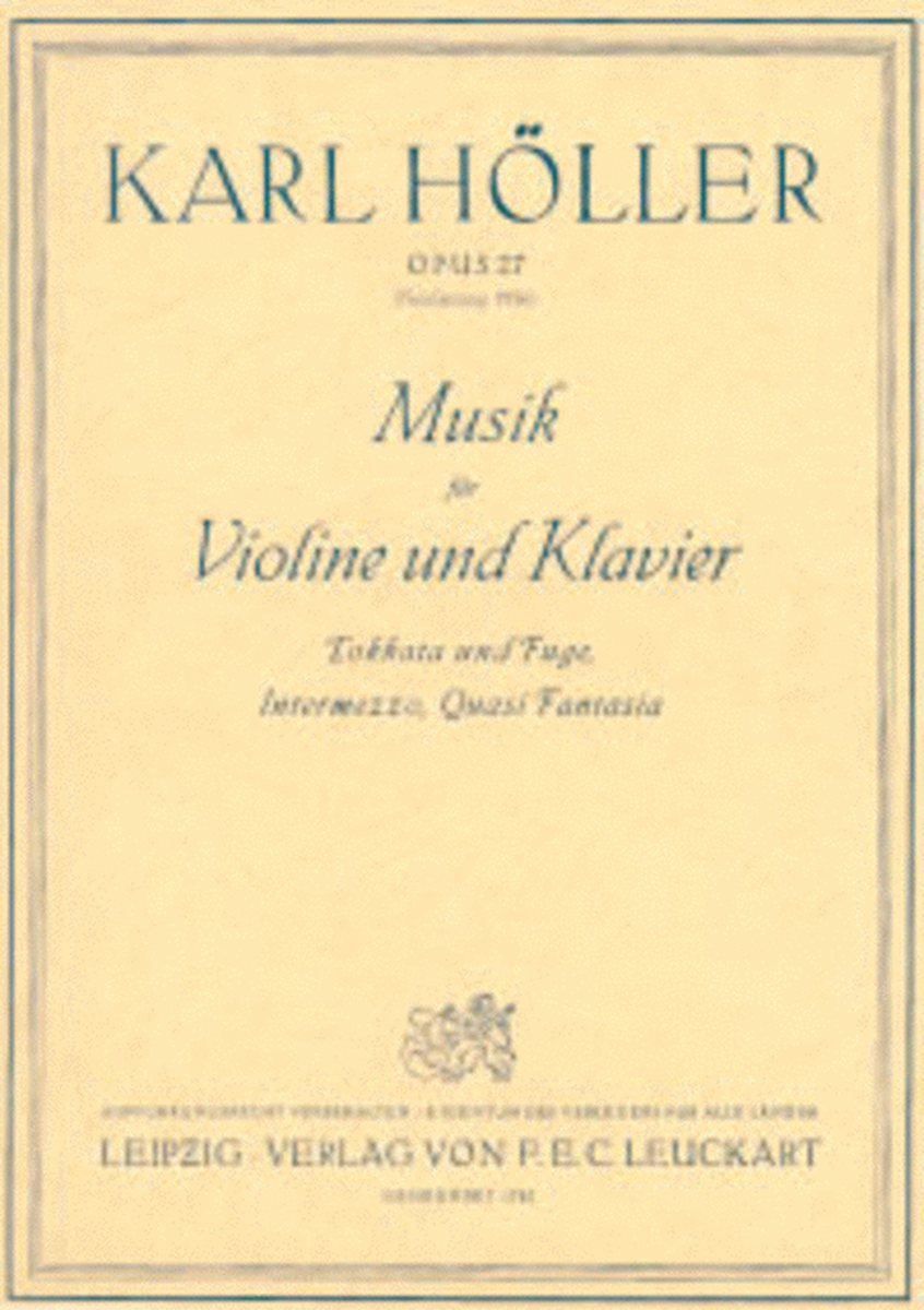 Musik fur Violine und Klavier