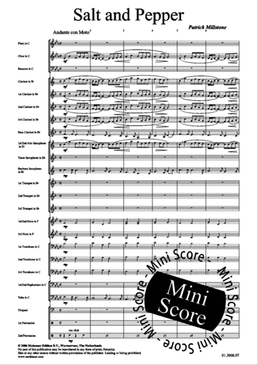 Salt and Pepper Salt and Pepper Concert Band scores gallery preview page 5